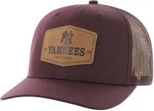 Кепка 47 Brand YANKEES RAWHIDE TWILL бордова B-RHTWL17CTP-KM