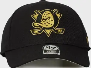 Кепка 47 Brand MVP ANAHEIM DUCKS METALLIC SNAP чорно-золота MTLCS25WBP-BKC
