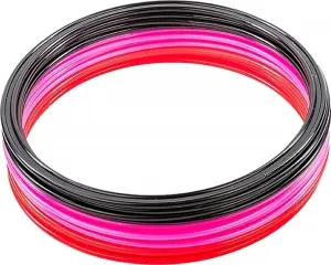 Кільця тренувальні AVK-Sport чорно-рожево-червоні (12 штук) AVK3-610-600-001