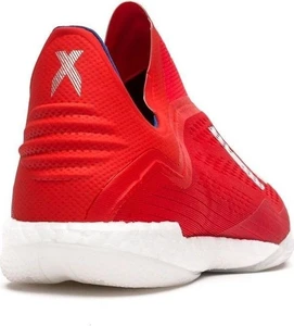 Футзалки (бампы) Adidas X 18+ красные IN BB9382
