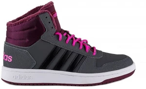 Кросівки жіночі Adidas Hoops 2.0 Mid чорні GZ7796