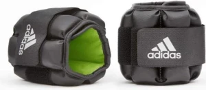 Обтяжувачі для кісточки/зап'ястя Adidas PERFORMANCE ANKLE чорно-зелені (2 х 1.0 кг) ADWT-12631
