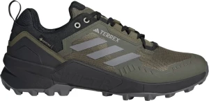 Кроссовки для хайкинга Adidas TERREX SWIFT R3 GORE-TEX оливково-черные HR1312