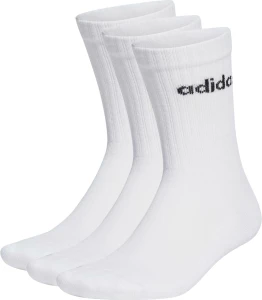 Шкарпетки Adidas LINEAR CREW CUSHIONED 3P білі (3 пари) HT3455