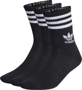 Шкарпетки Adidas MID CUT CREW 3P чорні (3 пари) IL5022