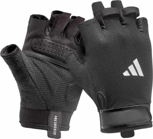 Рукавички для тренінгу Adidas ESSENTIAL TRAINING GLOVES чорно-білі M ADGB-15002WH