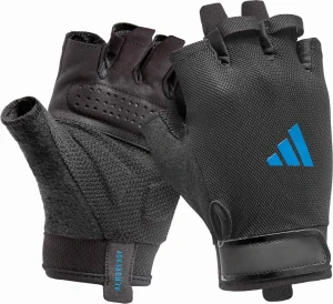 Рукавички для тренінгу Adidas ESSENTIAL TRAINING GLOVES чорно-сині XS ADGB-15000BL
