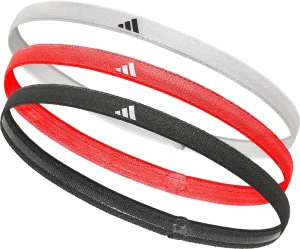 Пов'язки на голову Adidas HAIRBANDS 3PK біла, червона, чорна (3 штуки) ADAC-16200-NL