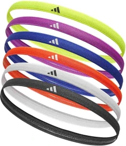 Пов'язки на голову Adidas HAIRBANDS 6PK різнокольорові (6 штук) ADAC-16180