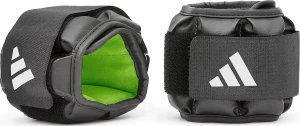 Обважнювачі для щиколотки/зап'ястя Adidas PERFORMANCE ANKLE/WRIST WEIGHTS чорно-салатові (2 х 1.5 кг) ADWT-12632