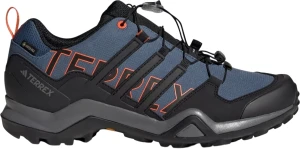 Кроссовки для хайкинга Adidas TERREX SWIFT R2 GORE-TEX темно-сине-черно-оранжевые IF7633