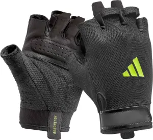 Рукавички для тренінгу Adidas ESSENTIAL TRAINING GLOVES чорно-салатові M ADGB-15002GN
