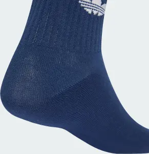 Шкарпетки Adidas 3-STRIPES CREW 3P білі, темно-сині (3 пари) JV7408