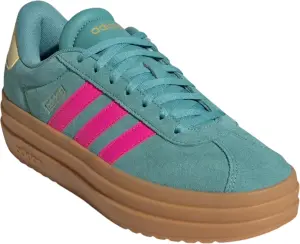 Кроссовки женские Adidas VL COURT BOLD бирюзово-розово-коричневые JQ5634