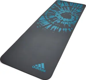 Килимок для йоги Adidas TIE-DYE YOGA MAT темно-сіро-блакитний ADYG-10200BL