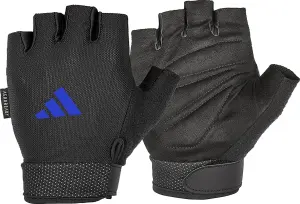 Рукавички для тренінгу Adidas ESSENTIAL ADJUSTABLE GLOVES чорно-сині M ADGB-12434-NL