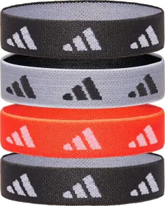 Резинки для волосся Adidas HAIR TIES чорні, біла, помаранчева (4 штуки) ADAC-16210