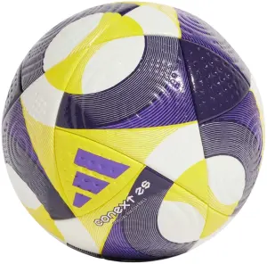 Футбольний м'яч Adidas CONEXT 25 PRO біло-жовто-фіолетовий Розмір 5 JH1273