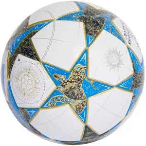 Футбольный мяч Adidas UCL LEAGUE 25/26 LEAGUE STAGE бело-голубо-золотой Размер 5 JP1548