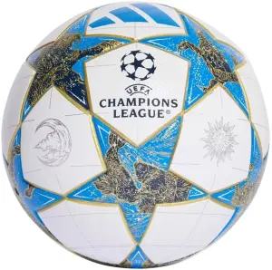 Футбольный мяч Adidas UCL LEAGUE 25/26 LEAGUE STAGE бело-голубо-золотой Размер 4 JP1548