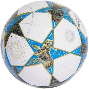 Футбольный мяч Adidas UCL LEAGUE 25/26 LEAGUE STAGE бело-голубо-золотой Размер 4 JP1548