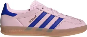 Кеды женские Adidas GAZELLE INDOOR светло-розово-синие JI1371