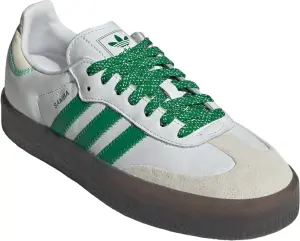 Кроссовки женские Adidas SAMBAE бело-зеленые IE9105