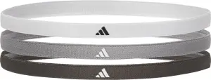 Пов'язки на голову Adidas HAIRBANDS 3PK біла, сіра, антрацитова (3 штуки) ADAC-16203