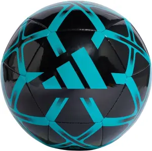 Футбольный мяч Adidas STARLANCER CLUB черно-бирюзовый Размер 5 JW1357