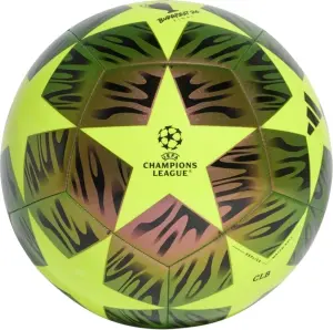 Футбольний м'яч Adidas UCL CLUB FINAL оливково-лаймово-чорний Розмір 5 JX9092
