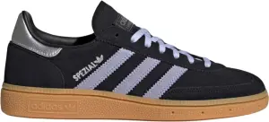 Кросівки для гандболу жіночі Adidas HANDBALL SPEZIAL чорно-фіолетово-срібні JS2909