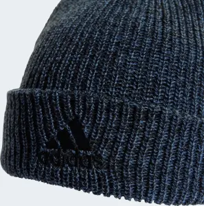 Шапка Adidas MÉLANGE BEANIE темно-синьо-чорна HL4840