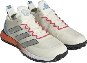 Кросівки тенісні Adidas ADIZERO UBERSONIC 4 CLAY бежево-оранжево-блакитні HQ5930
