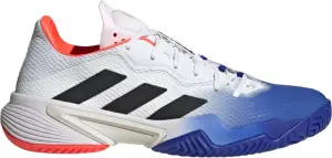 Кросівки тенісні Adidas BARRICADE біло-синьо-помаранчеві HQ8917