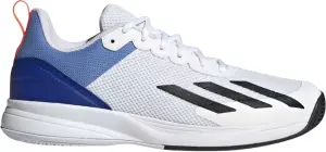 Кросівки тенісні Adidas COURTFLASH SPEED біло-синьо-помаранчеві HQ8481