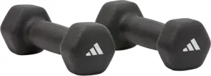 Гантели Adidas DUMBBELLS черные (2 х 1,0 кг) ADWT-11401-NL