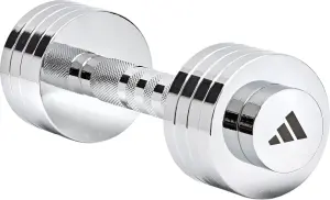 Гантель набірна Adidas ADJUSTABLE CHROME DUMBBELL срібна (5,0 кг) ADWT-11400
