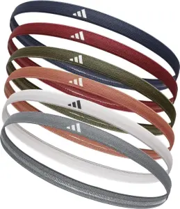Повязки на голову Adidas HAIRBANDS 6PK разноцветные (6 штук) ADAC-16181