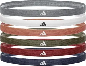 Повязки на голову Adidas HAIRBANDS 6PK разноцветные (6 штук) ADAC-16181