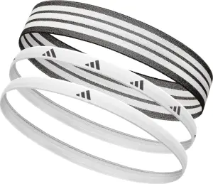 Пов'язки на голову Adidas HAIRBANDS MONOCHROME 3PK білі, чорно-біла (3 штуки) ADAC-16162