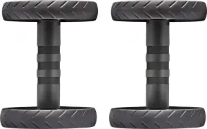 Ролики для преса Adidas CORE ROLLERS чорно-темно-сірі ADAC-11604GR