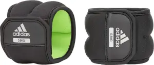 Обважнювачі для щиколотки/зап'ястя Adidas ANKLE/WRIST WEIGHTS чорно-салатові (2 х 0.5 кг) ADWT-12320-NL