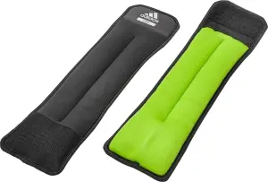 Обважнювачі для щиколотки/зап'ястя Adidas ANKLE/WRIST WEIGHTS чорно-салатові (2 х 0.5 кг) ADWT-12320-NL