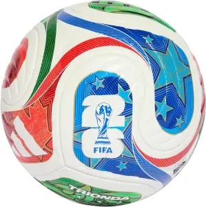 Футбольный мяч Adidas FIFA WORLD CUP 26 TRIONDA PRO бело-красно-зелено-синий Размер 5 JD8021
