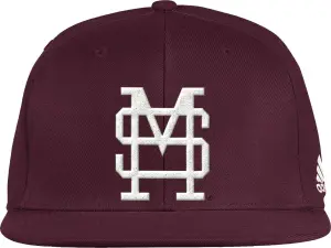 Кепка Adidas MISSISSIPPI STATE BULLDOGS FITTED WOOL бордова GN9760