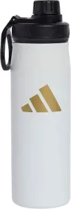 Пляшка для води Adidas METAL BOTTLE SCREW TOP 600 мл біло-чорно-золота KS9666