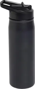 Пляшка для води Adidas METAL BOTTLE STRAW 600 мл чорна KV8999