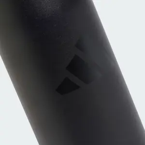Пляшка для води Adidas METAL BOTTLE STRAW 600 мл чорна KV8999
