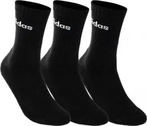 Шкарпетки Adidas LINEAR CREW CUSHIONED 3P чорні (3 пари) IC1301