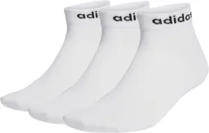 Шкарпетки Adidas THINK LINEAR ANKLE 3P білі (3 пари) HT3451